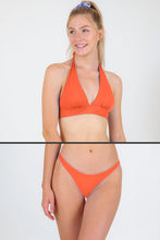 Załaduj obraz do przeglądarki galerii, Model Front: Rio De Sol Zestaw Bikini Set Light-Peach Halter-Cos Essential-Comfy
