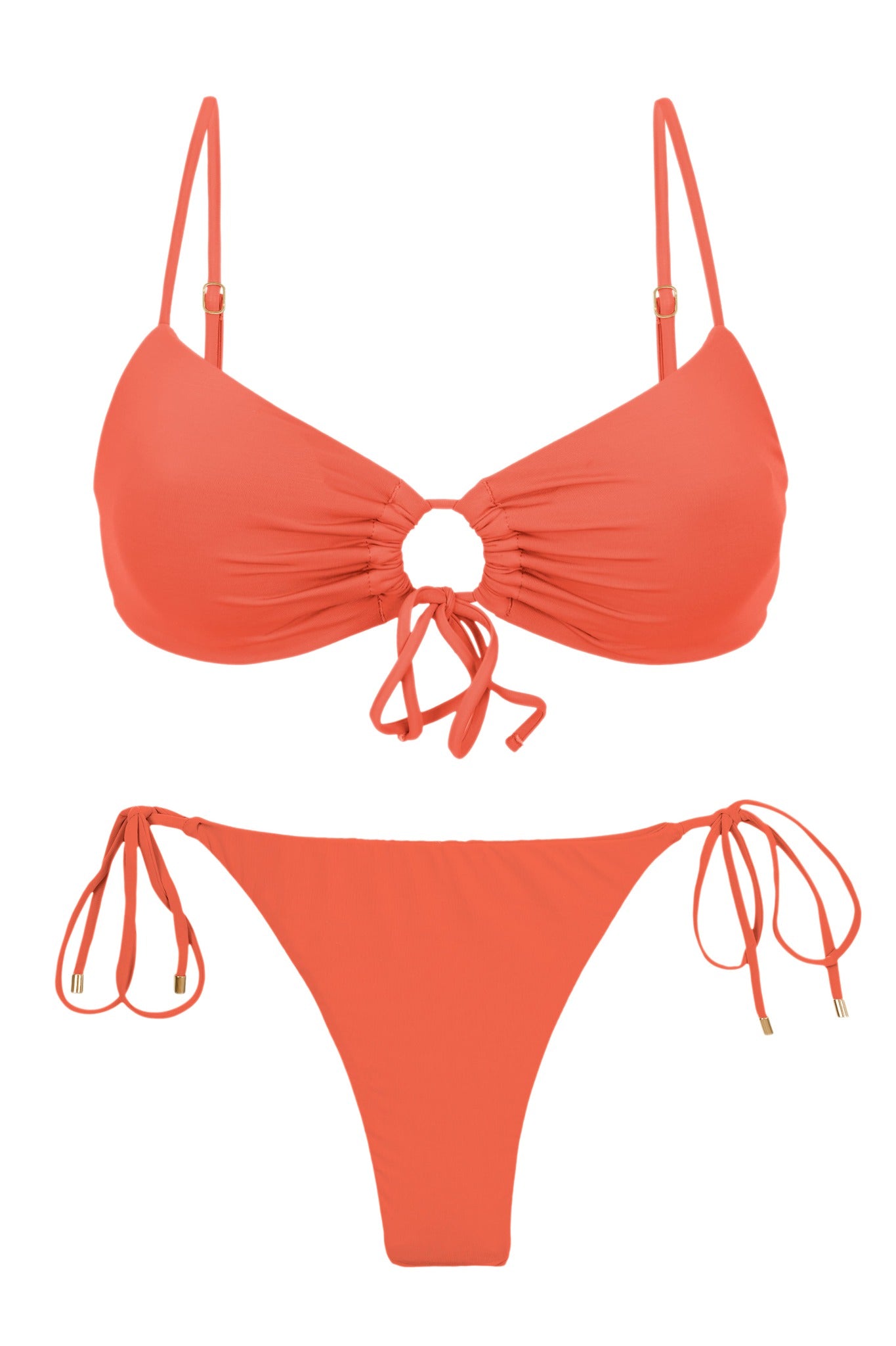 Product Front: Rio De Sol Zestaw Bikini Set Light-Peach Mila Ibiza