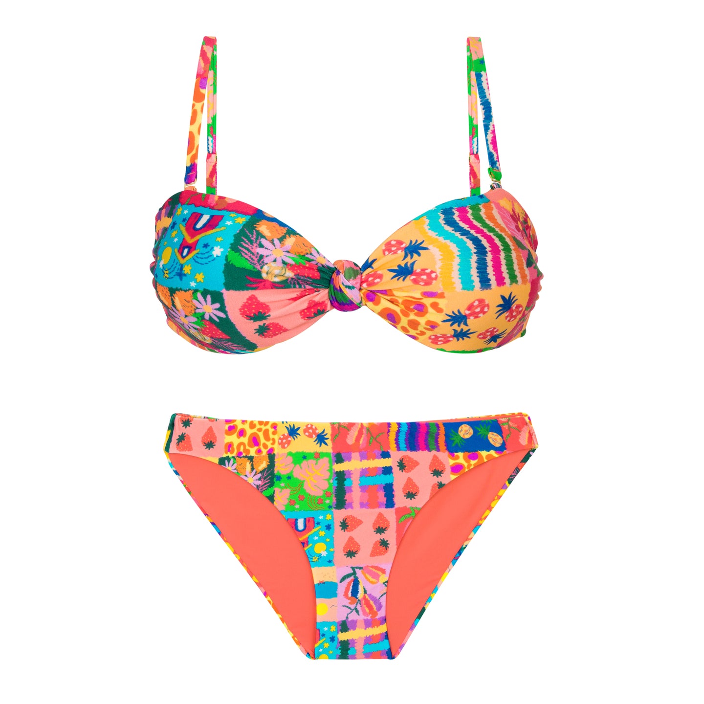 Product Front: Rio De Sol Zestaw Bikini Set Love-Trip Bandeau-Joy Essential-Comfy