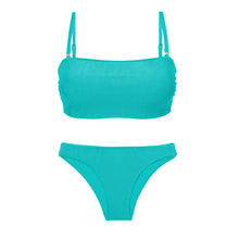 Załaduj obraz do przeglądarki galerii, Product Front: Rio De Sol Zestaw Bikini Set Malibu-Atol Bandeau-Reto Essential
