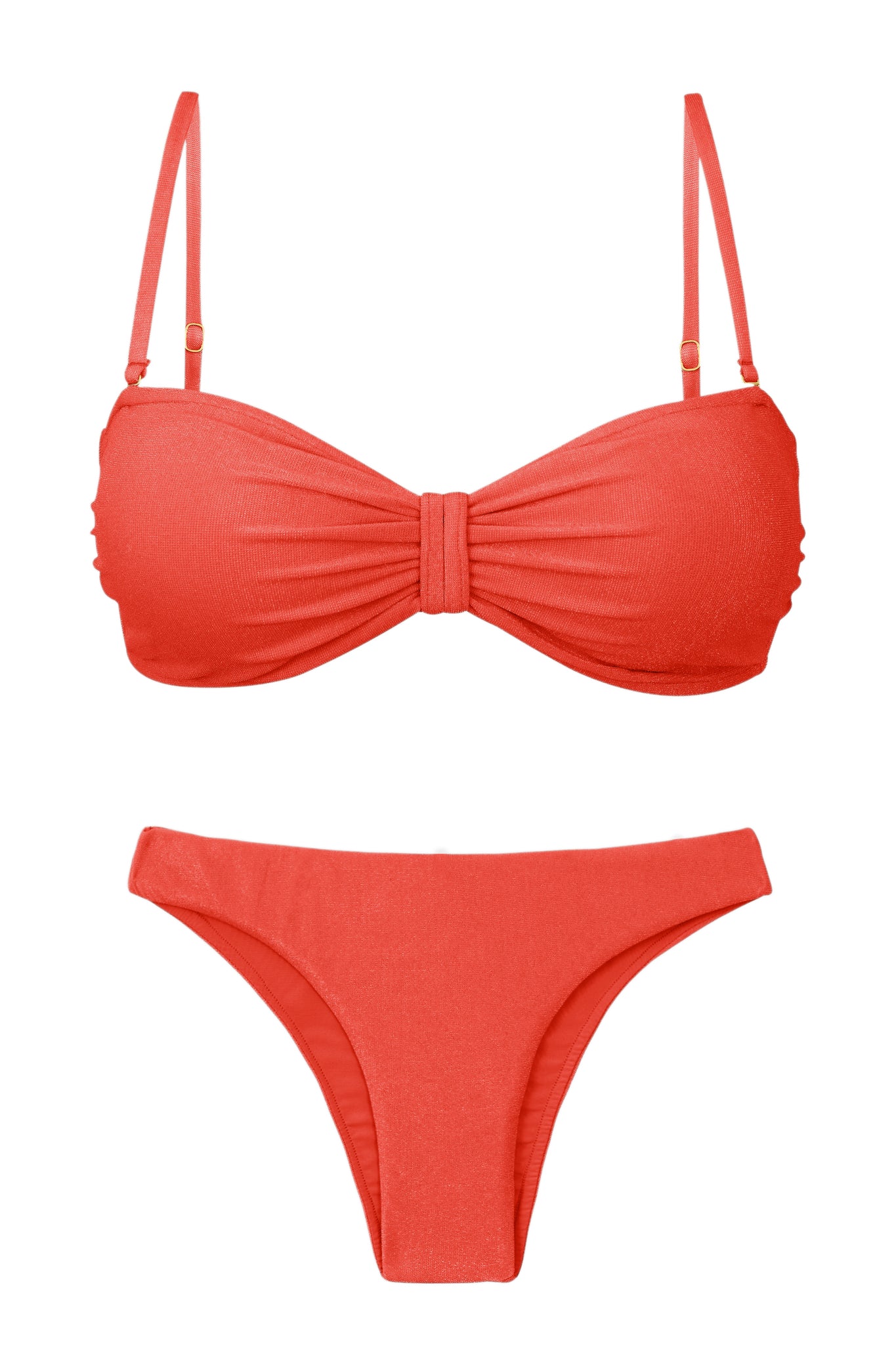 Product Front: Rio De Sol Zestaw Bikini Set Malibu-Chili Bandeau-Duo Essential