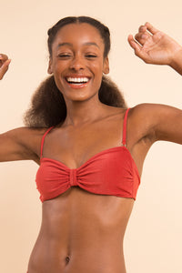 Image 08: Rio De Sol Zestaw Bikini Set Malibu-Chili Bandeau-Duo Essential
