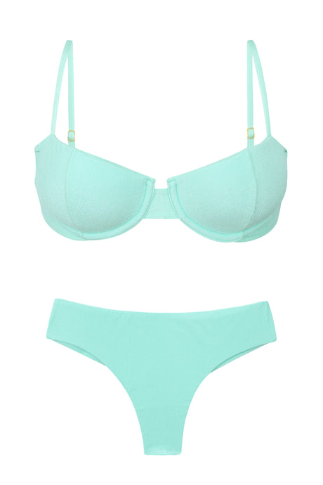 Product Front: Rio De Sol Zestaw Bikini Set Malibu-Menta Balconet Ciao