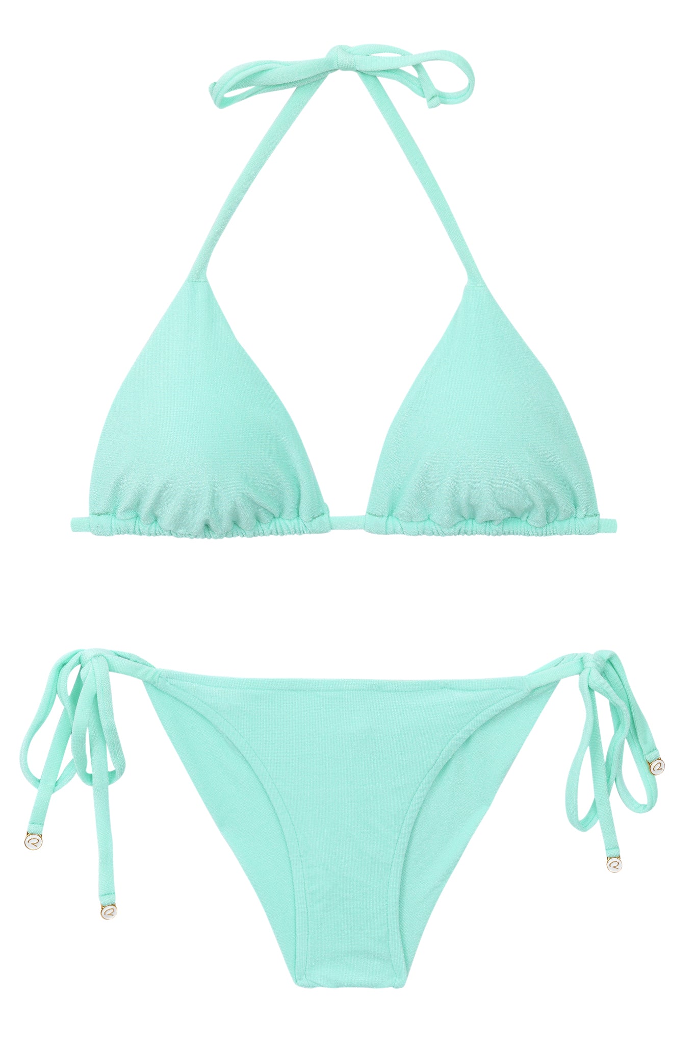 Product Front: Rio De Sol Zestaw Bikini Set Malibu-Menta Tri-Inv Cheeky-Tie