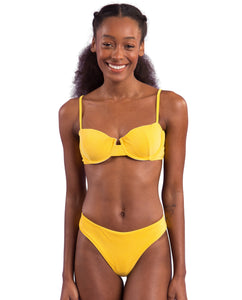 Gallery: Rio De Sol Zestaw Bikini Set Malibu-Yellow Balconet Ciao