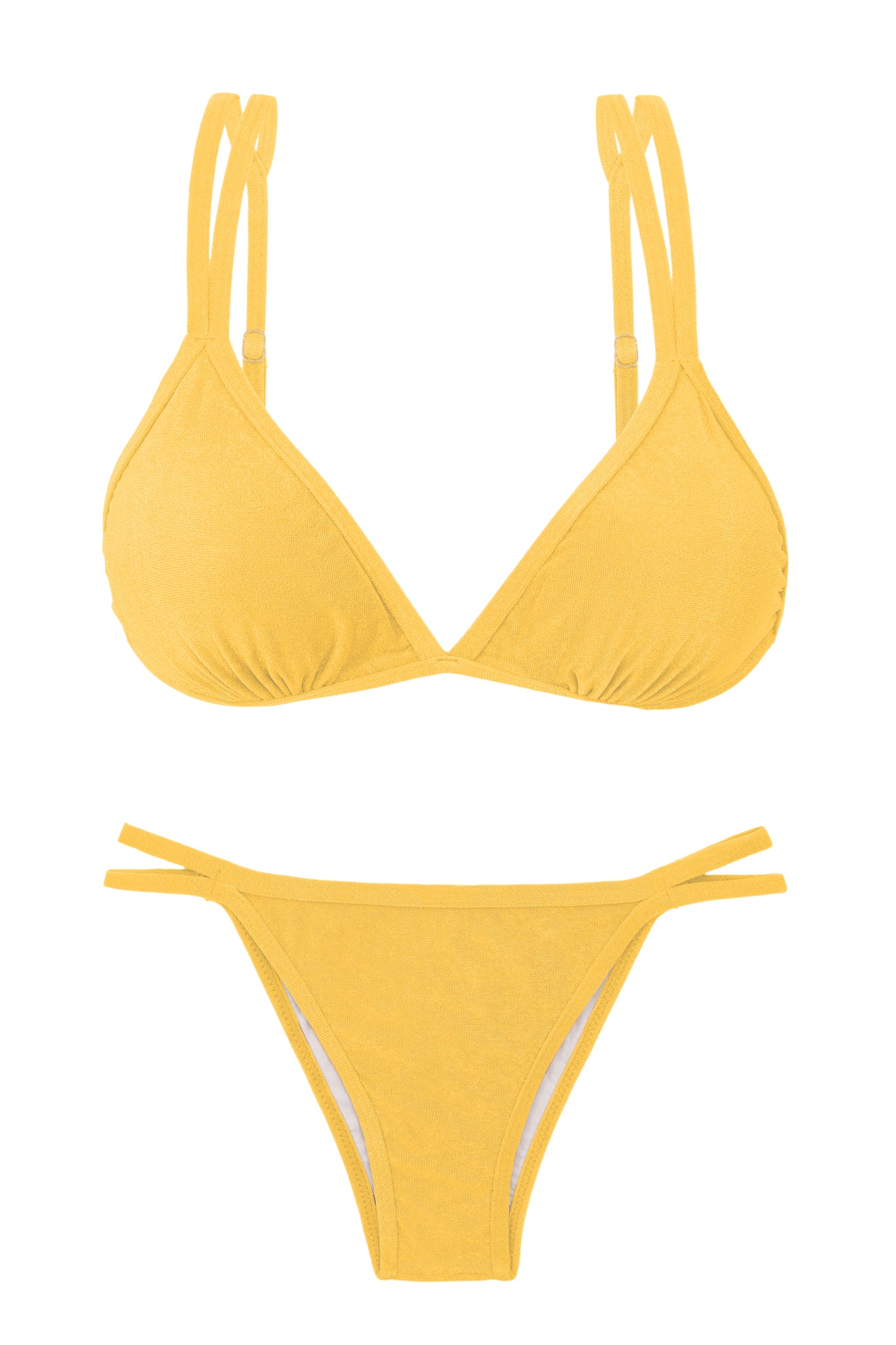Product Front: Rio De Sol Zestaw Bikini Set Malibu-Yellow Tri-Duo Rio-Duo