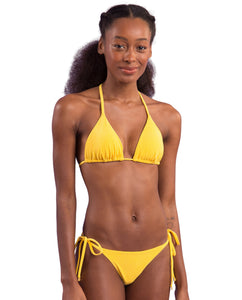 Gallery: Rio De Sol Zestaw Bikini Set Malibu-Yellow Tri-Inv Cheeky-Tie
