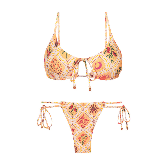 Product Front: Rio De Sol Zestaw Bikini Set Mosaico Tank-Tie Pipa
