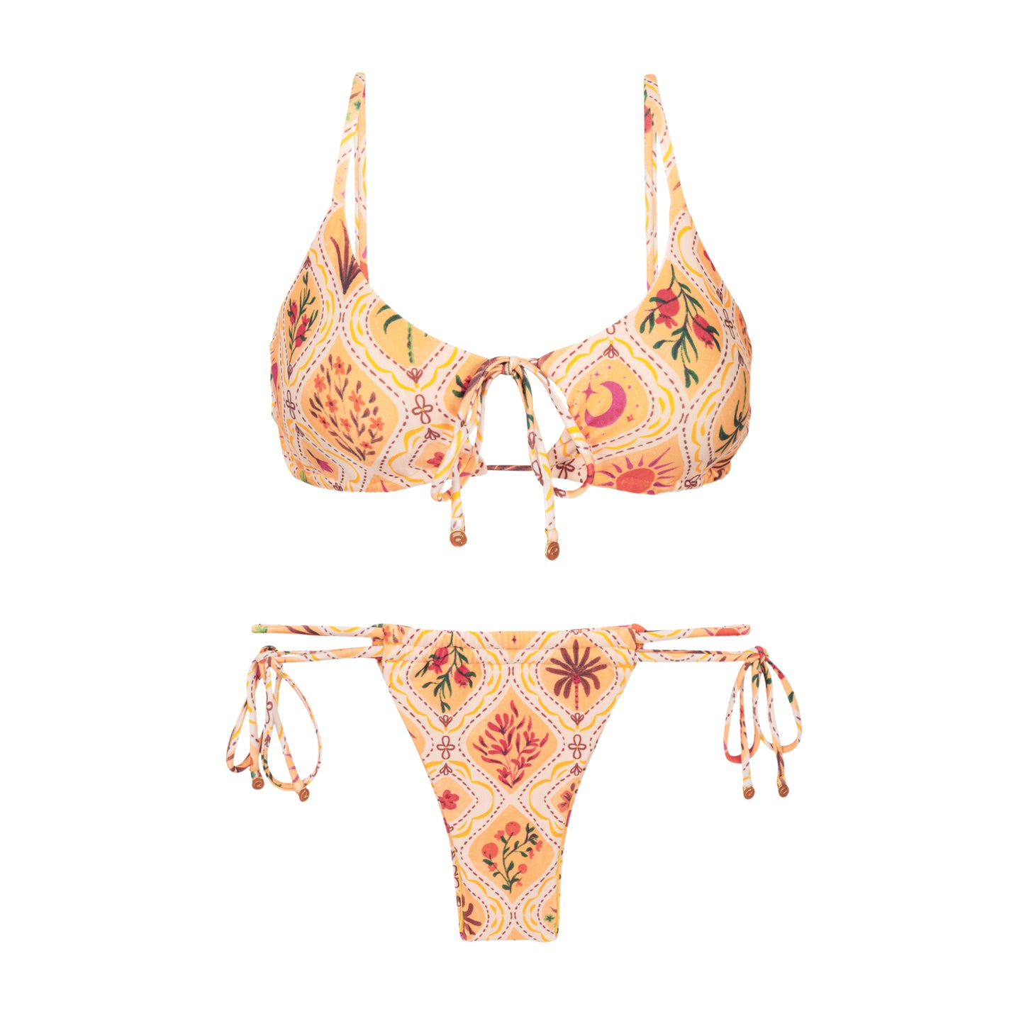 Product Front: Rio De Sol Zestaw Bikini Set Mosaico Tank-Tie Pipa