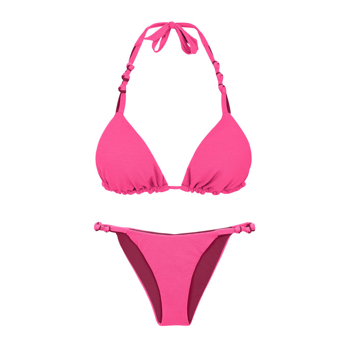 Product Front: Rio De Sol Zestaw Bikini Set Mtx-Ultrapink Tri-Rev Essential-Rev