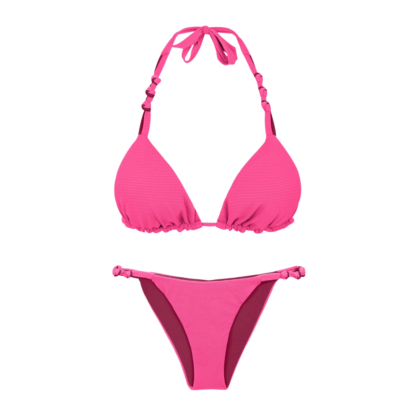 Product Front: Rio De Sol Zestaw Bikini Set Mtx-Ultrapink Tri-Rev Essential-Rev