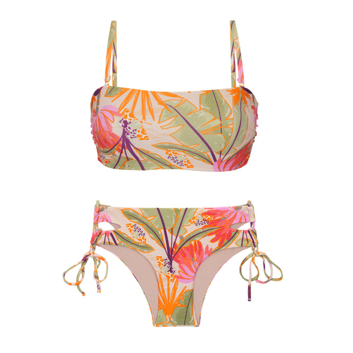 Product Front: Rio De Sol Zestaw Bikini Set Oasis Bandeau-Reto Madrid