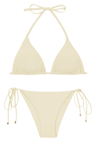 Product Front: Rio De Sol Zestaw Bikini Set Off-White Tri-Inv Lacinho