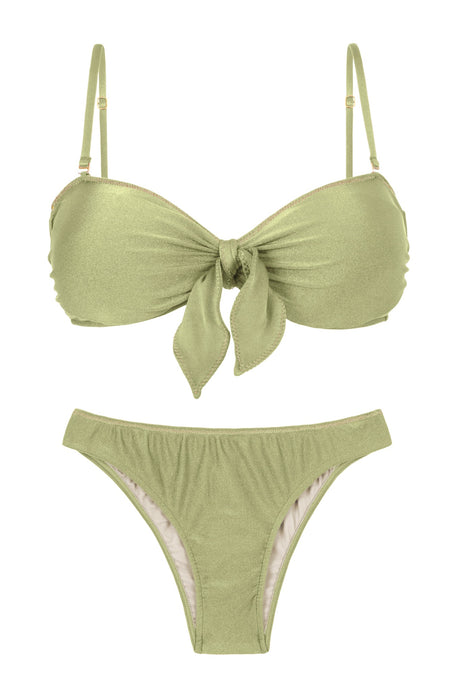 Product Front: Rio De Sol Zestaw Bikini Set Oliva Bandeau-No Essential