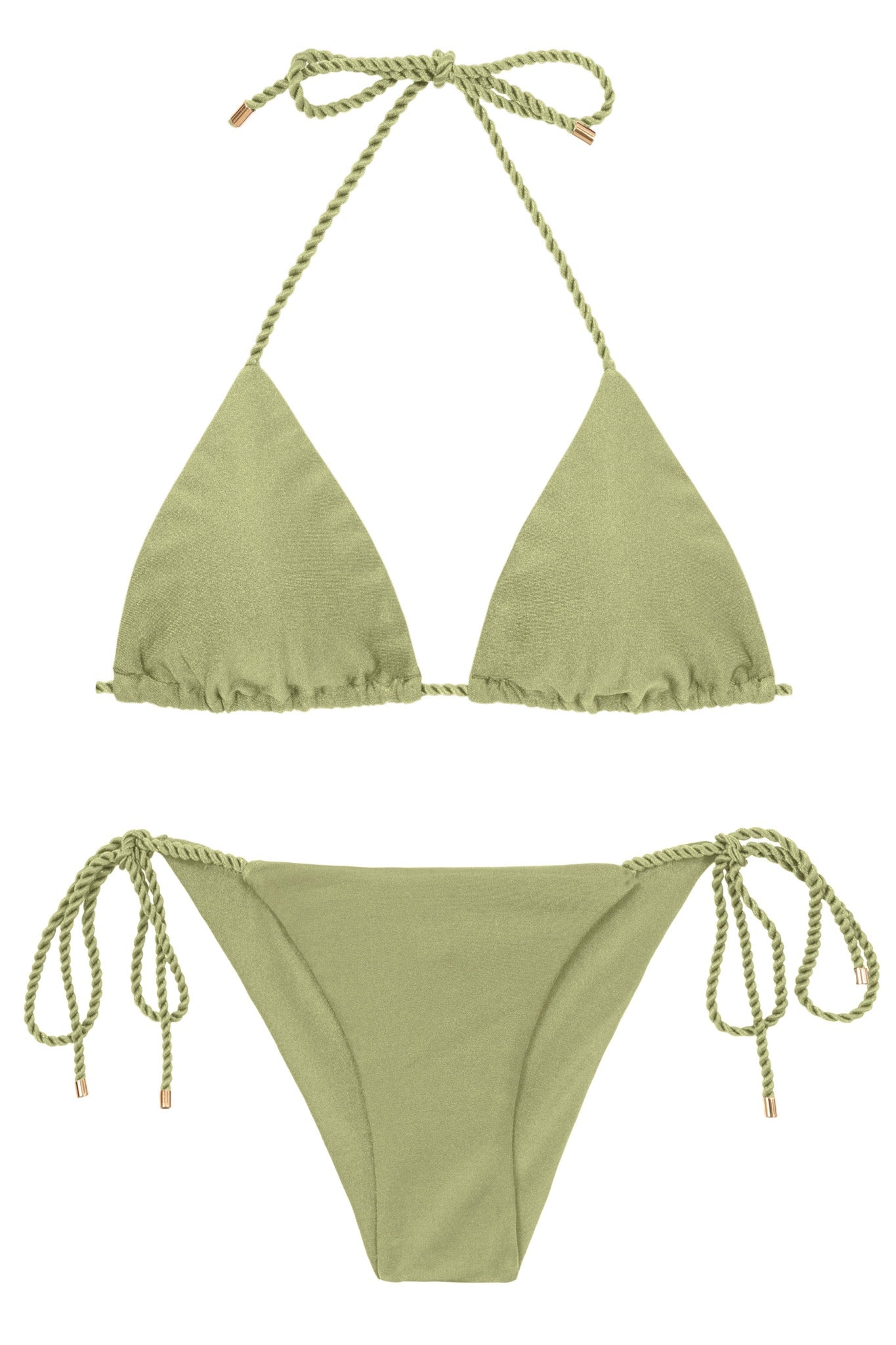 Product Front: Rio De Sol Zestaw Bikini Set Oliva Tri-Inv Cheeky-Tie