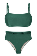 Załaduj obraz do przeglądarki galerii, Product Front: Rio De Sol Zestaw Bikini Set Palace Bandeau-Reto Hotpants
