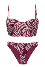 Załaduj obraz do przeglądarki galerii, Product Front: Rio De Sol Zestaw Bikini Set Palms-Vine Balconet-Anna Comfy
