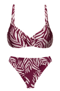 Product Front: Rio De Sol Zestaw Bikini Set Palms-Vine Balconet-Inv Nice