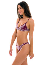 Załaduj obraz do przeglądarki galerii, Image 03: Rio De Sol Zestaw Bikini Set Palms-Vine Balconet-Inv Nice

