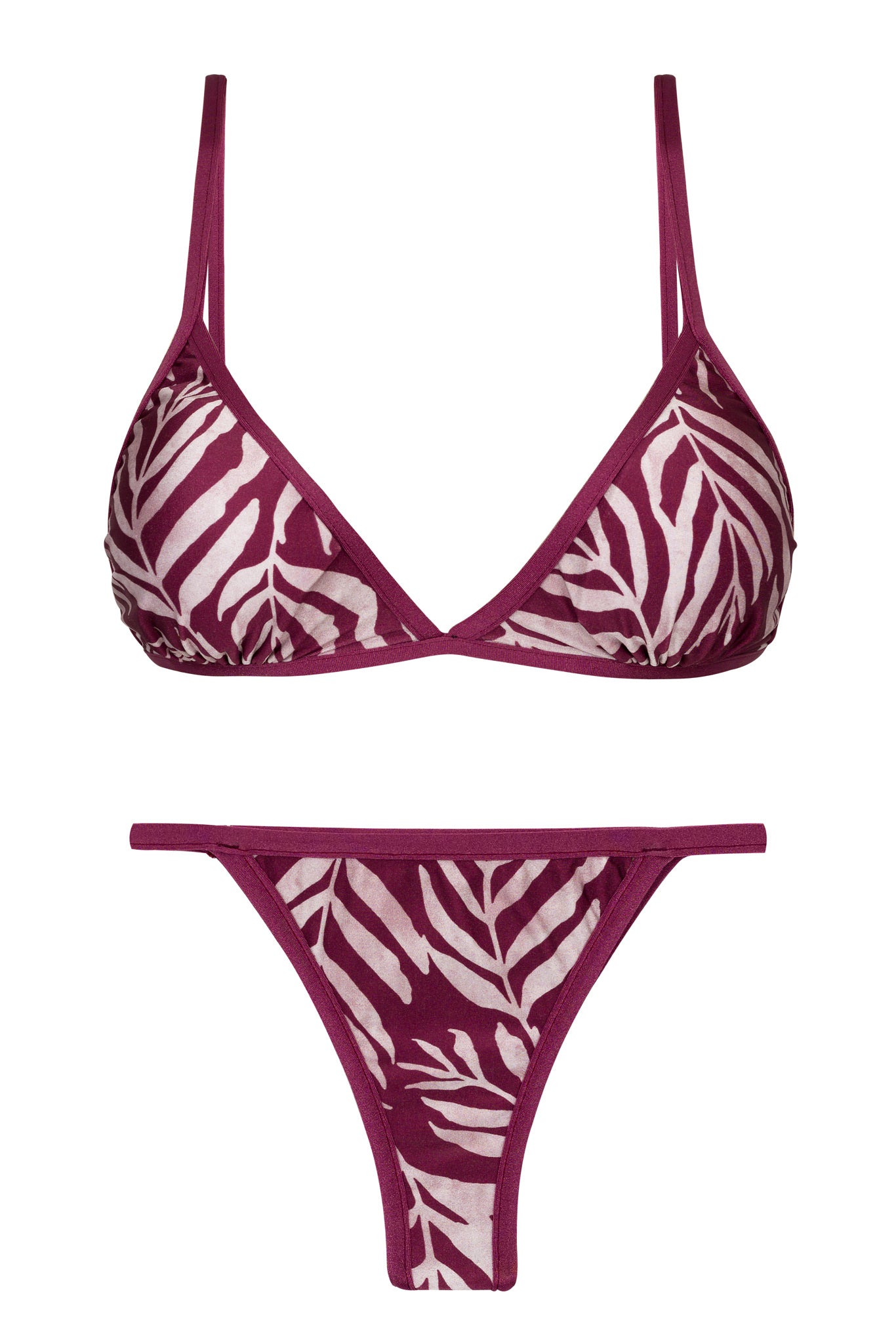 Product Front: Rio De Sol Zestaw Bikini Set Palms-Vine Tri-Fixo California