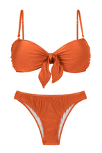 Załaduj obraz do przeglądarki galerii, Product Front: Rio De Sol Zestaw Bikini Set Paprica Bandeau-No Essential
