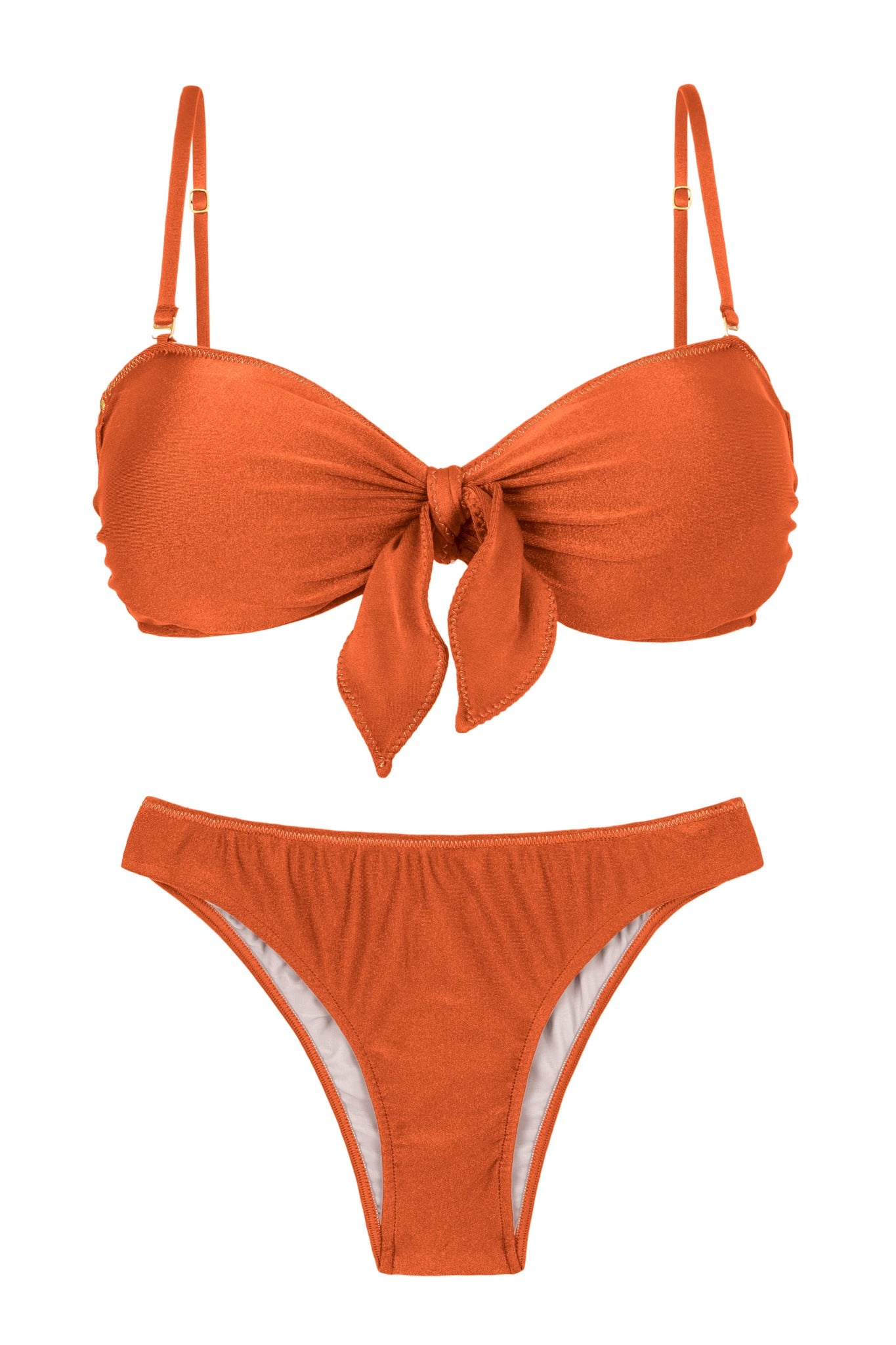 Product Front: Rio De Sol Zestaw Bikini Set Paprica Bandeau-No Essential