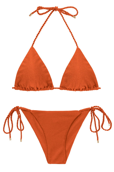 Product Front: Rio De Sol Zestaw Bikini Set Paprica Tri-Rope Cheeky-Rope