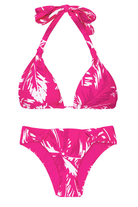 Product Front: Rio De Sol Zestaw Bikini Set Pink-Palms Mel