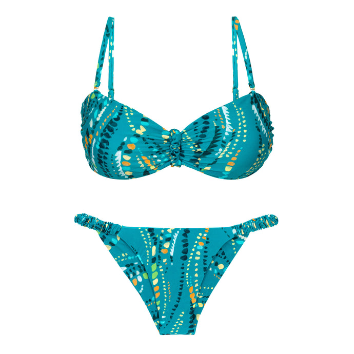 Product Front: Rio De Sol Zestaw Bikini Set Rain Bandeau-Crispy Cheeky-Crispy