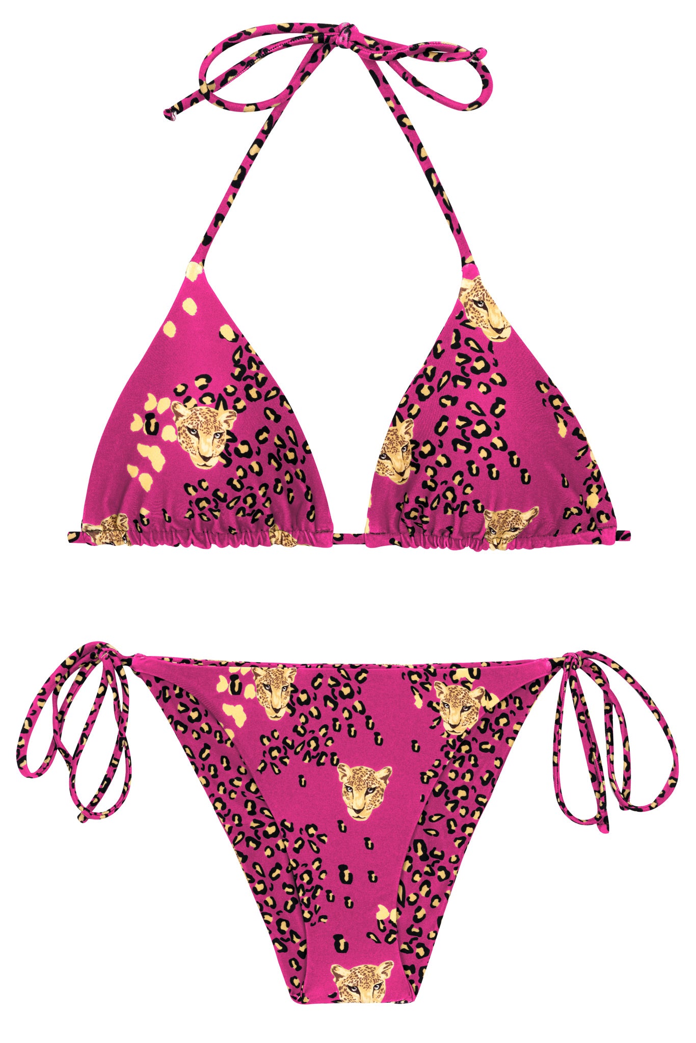 Product Front: Rio De Sol Zestaw Bikini Set Roar-Pink Tri-Inv Ibiza-Comfy