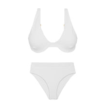 Załaduj obraz do przeglądarki galerii, Product Front: Rio De Sol Zestaw Bikini Set Sand-White Chantal Kora
