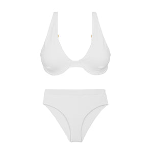 Product Front: Rio De Sol Zestaw Bikini Set Sand-White Chantal Kora
