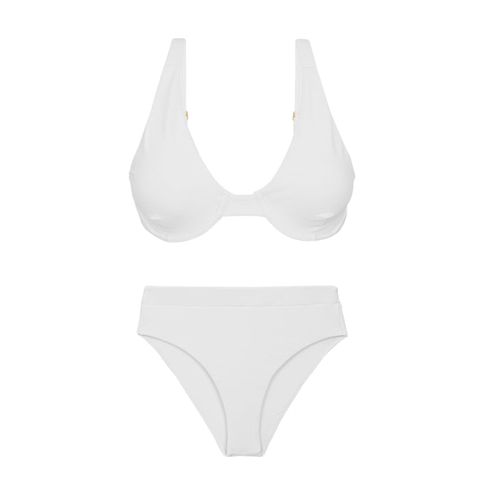 Product Front: Rio De Sol Zestaw Bikini Set Sand-White Chantal Kora