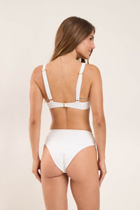 Model Back: Rio De Sol Zestaw Bikini Set Sand-White Chantal Kora