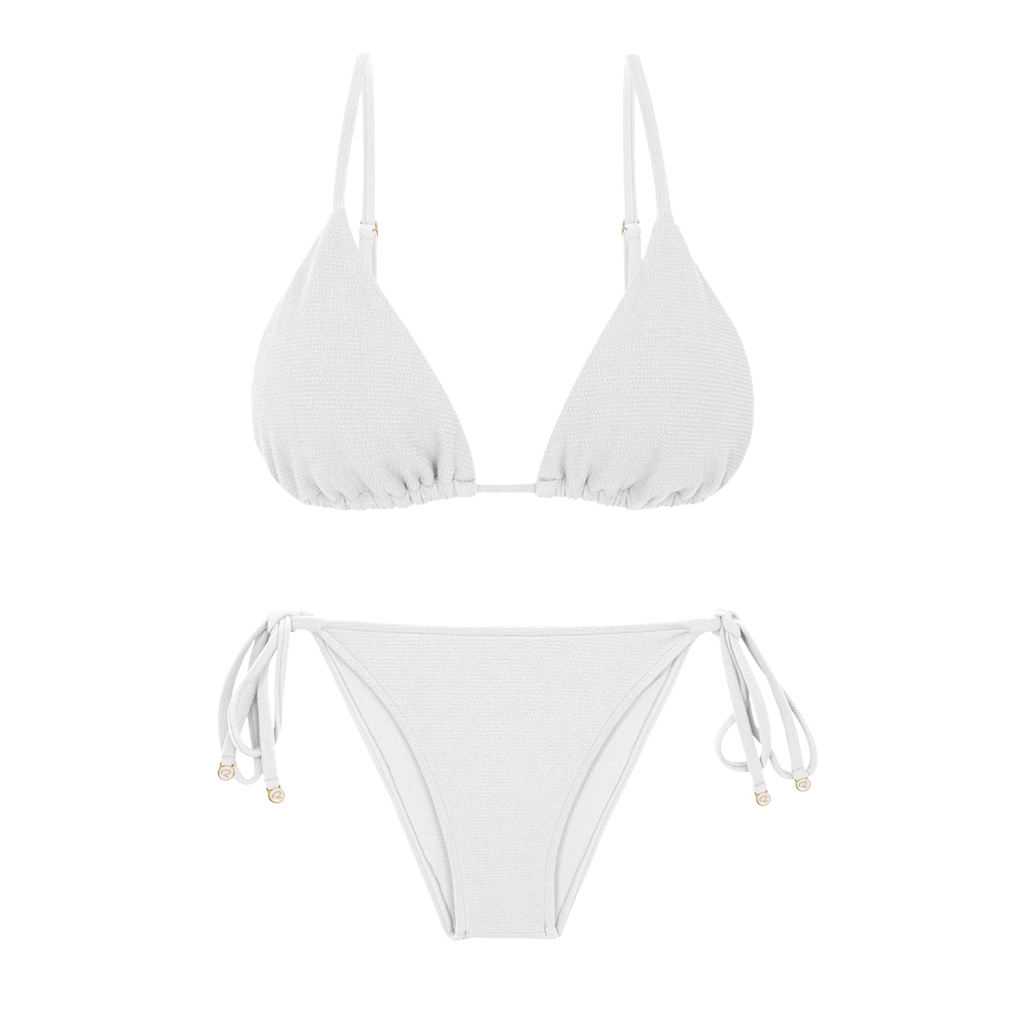 Product Front: Rio De Sol Zestaw Bikini Set Sand-White Lia Lacinho