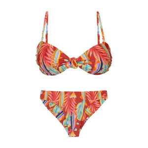 Product Front: Rio De Sol Zestaw Bikini Set Sea-Bloom Bandeau-Joy Nice