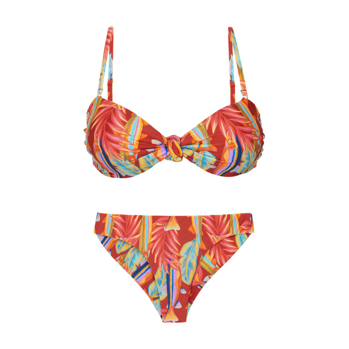 Product Front: Rio De Sol Zestaw Bikini Set Sea-Bloom Bandeau-Joy Nice