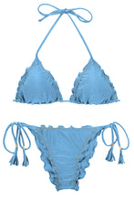 Załaduj obraz do przeglądarki galerii, Product Front: Rio De Sol Zestaw Bikini Set Shimmer-Baltic-Sea Frufru
