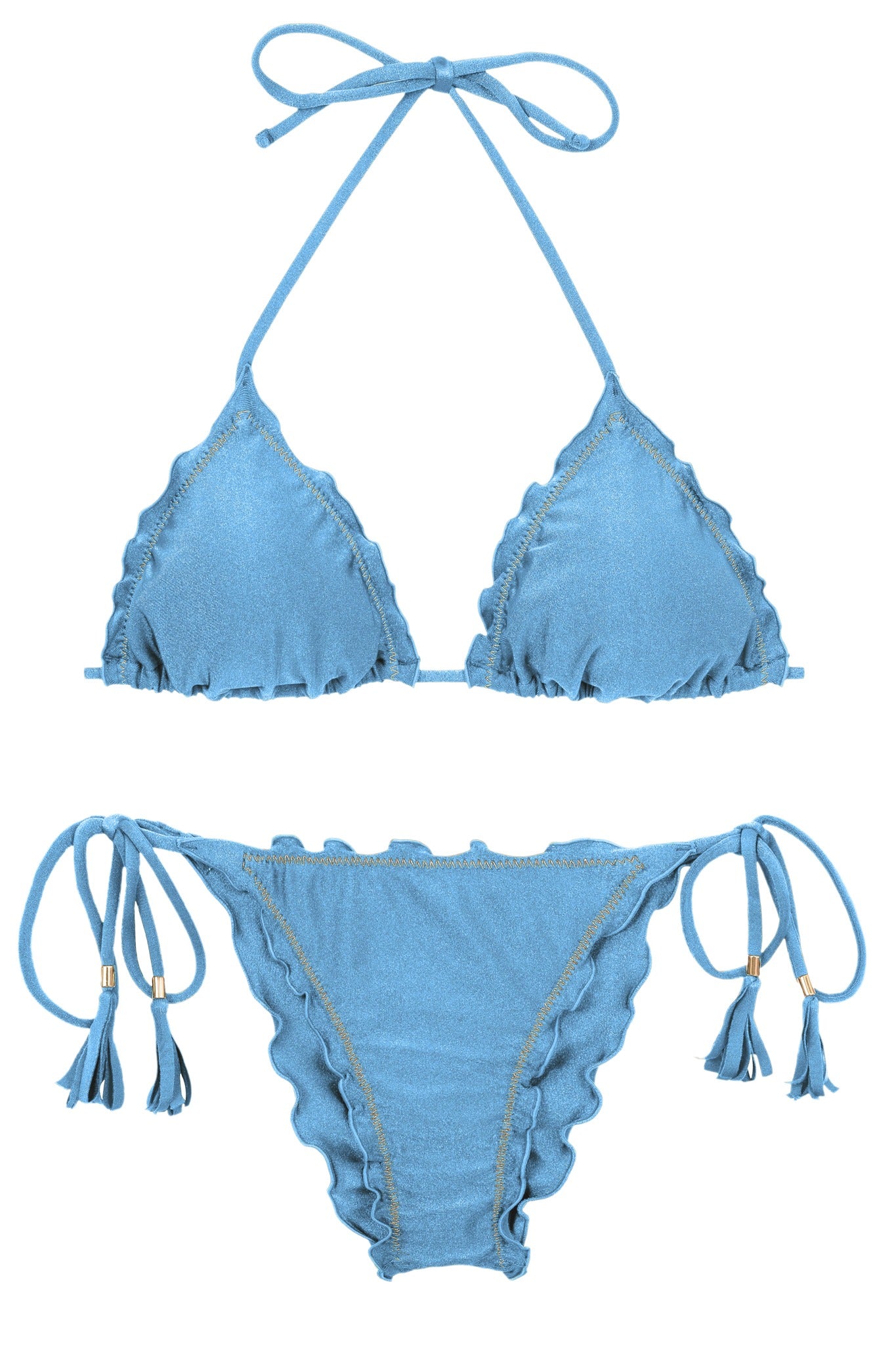 Product Front: Rio De Sol Zestaw Bikini Set Shimmer-Baltic-Sea Frufru