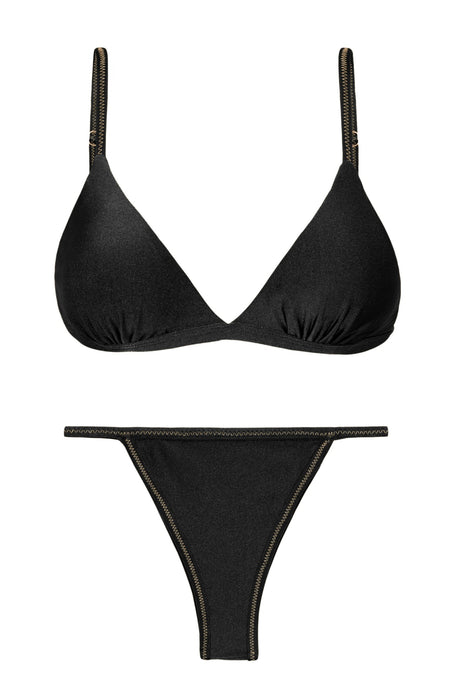 Product Front: Rio De Sol Zestaw Bikini Set Shimmer-Black Tri-Fixo California