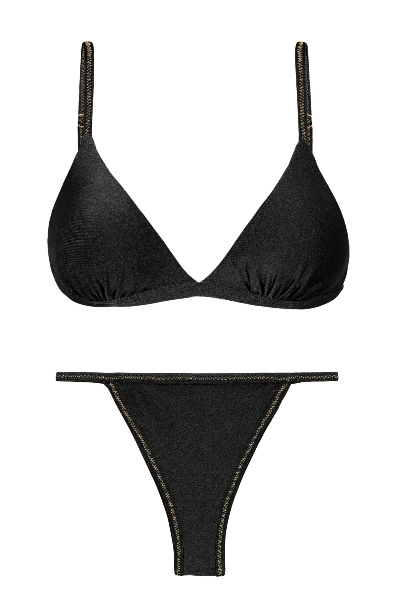 Product Front: Rio De Sol Zestaw Bikini Set Shimmer-Black Tri-Fixo California