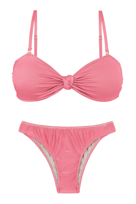 Product Front: Rio De Sol Zestaw Bikini Set Shimmer-Confetti Bandeau-Joy Essential