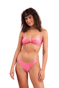 Image 04: Rio De Sol Zestaw Bikini Set Shimmer-Confetti Bandeau-Joy Essential
