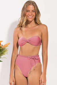 Gallery: Rio De Sol Zestaw Bikini Set Shimmer-Confetti Twist Belted-High-Waist