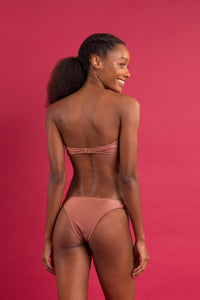 Image 10: Rio De Sol Zestaw Bikini Set Shimmer-Copper Bandeau-Joy Essential