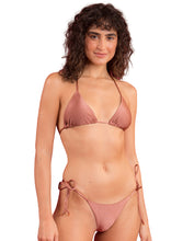 Załaduj obraz do przeglądarki galerii, Gallery: Rio De Sol Zestaw Bikini Set Shimmer-Copper Tri-Inv Cheeky-Tie
