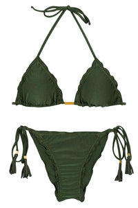 Product Front: Rio De Sol Zestaw Bikini Set Shimmer-Croco Frufru