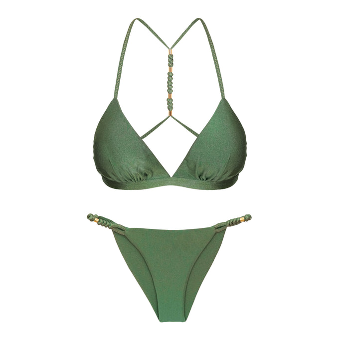 Product Front: Rio De Sol Zestaw Bikini Set Shimmer-Croco Tri-Fixo-Noa Cheeky-Noa