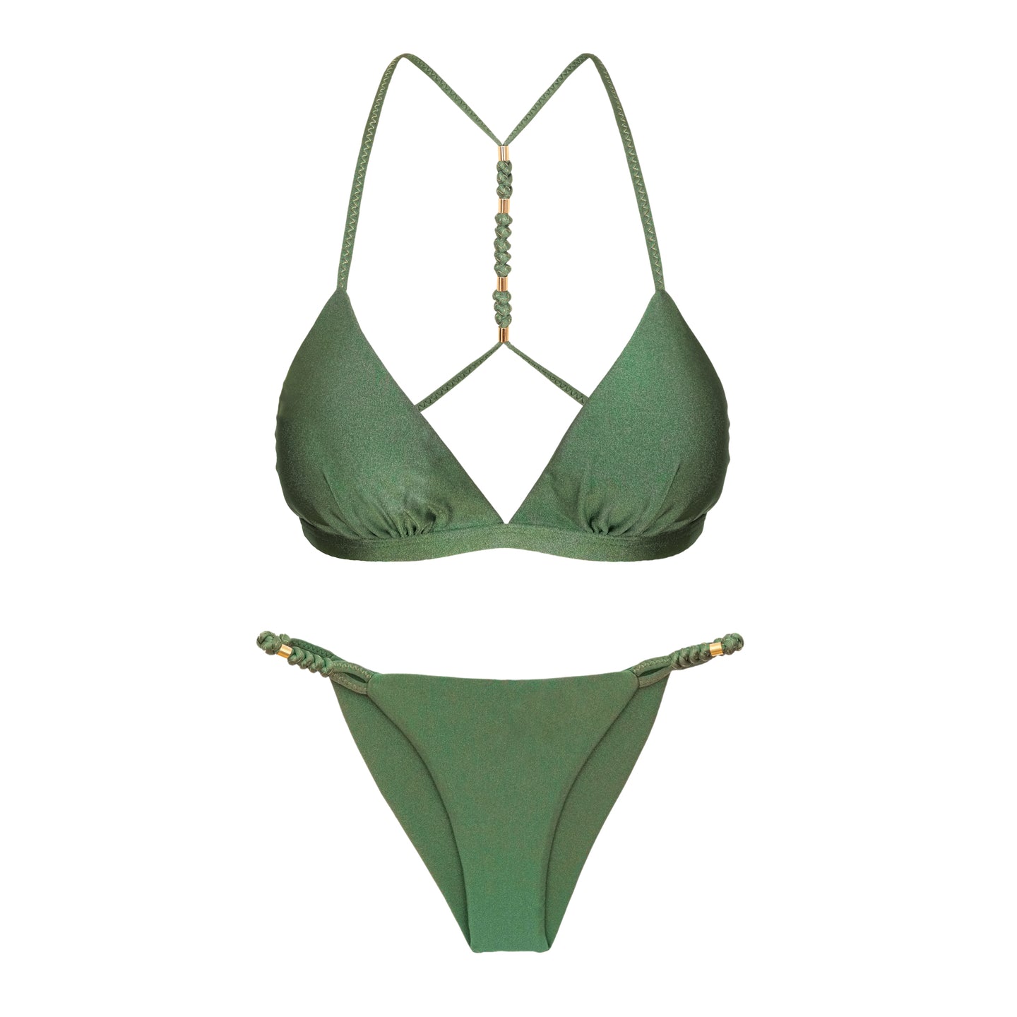 Product Front: Rio De Sol Zestaw Bikini Set Shimmer-Croco Tri-Fixo-Noa Cheeky-Noa