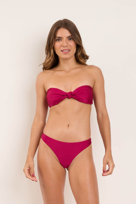 Model Front: Rio De Sol Zestaw Bikini Set Shimmer-Desejo Bandeau-Joy Essential